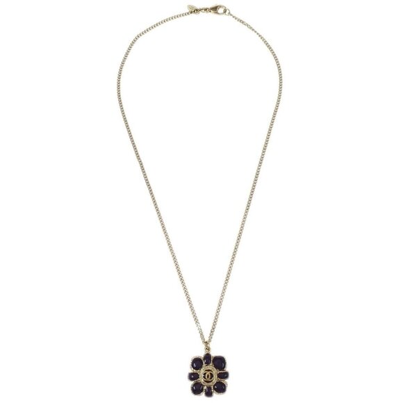 Chanel Gold Chain Pendant Necklace - Picture 1 of 5